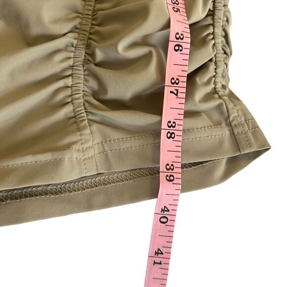 Chic Long Sleeve Ruched Dress - Taupe - Picture 6 of 8